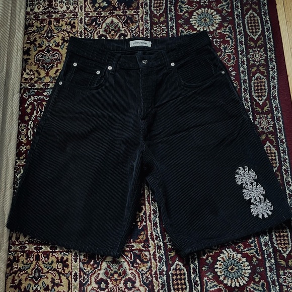 Fucking Awesome Other - Fucking Awesome skateboards Three Spiral Corduroy Short in Black